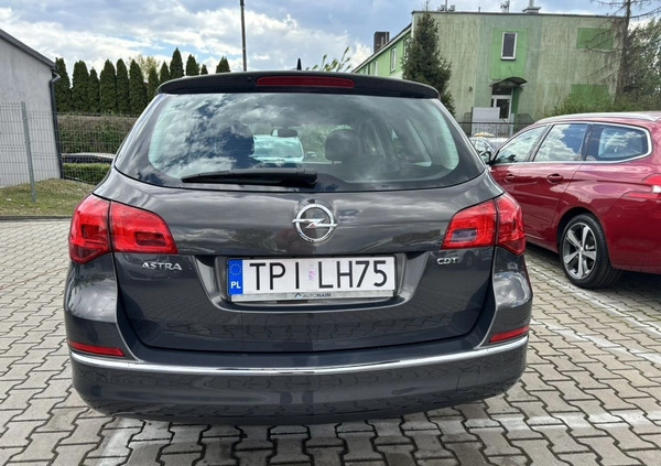 Opel Astra cena 28900 przebieg: 200000, rok produkcji 2014 z Sosnowiec małe 407